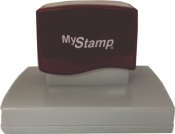 Pre-inked flash stamps created using the latest in light burst stamp technology, which produces near photographic quality stamps

Lasts up to 30,000 impressions before re-inking

Utilizes oil based ink